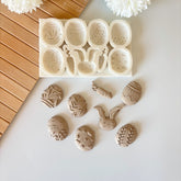 6-Cavity Easter Egg & Bunny Silicone Mold – 3cm Decorative Designs